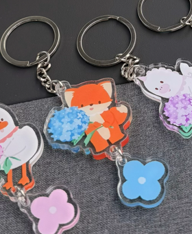 繡球花 狸寶 (Keychain)