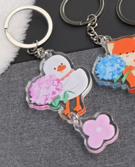 繡球花 鵝寶 (Keychain)