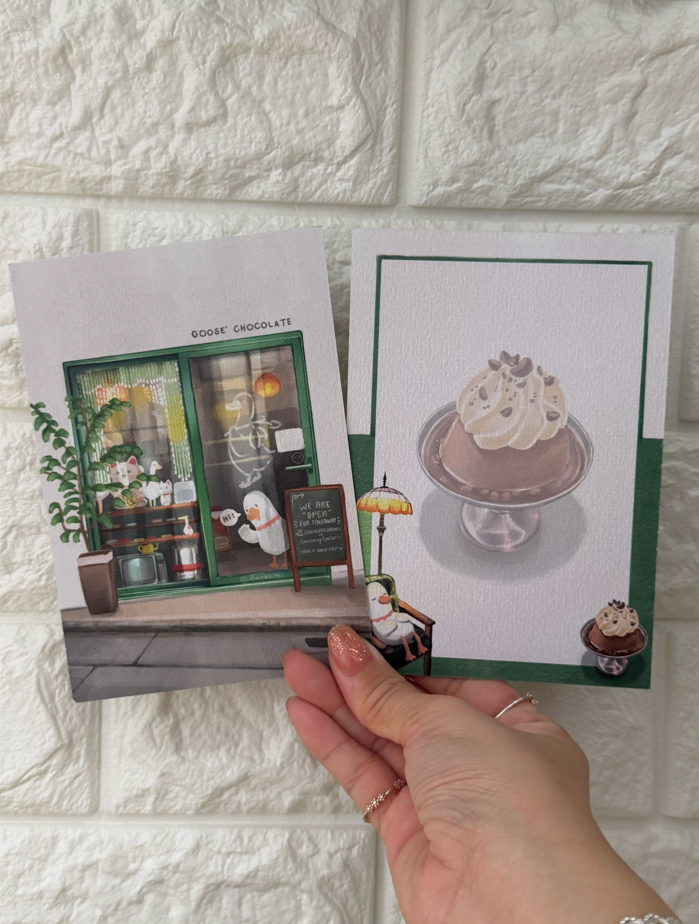 Goose's cafe (Postcard)