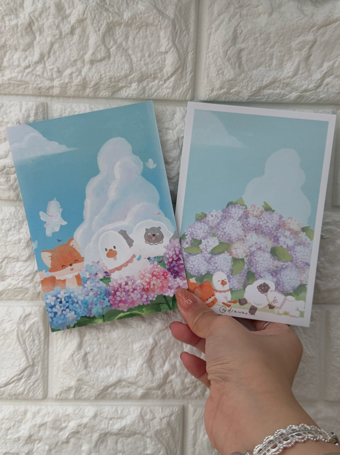 繡球花 (Postcard)