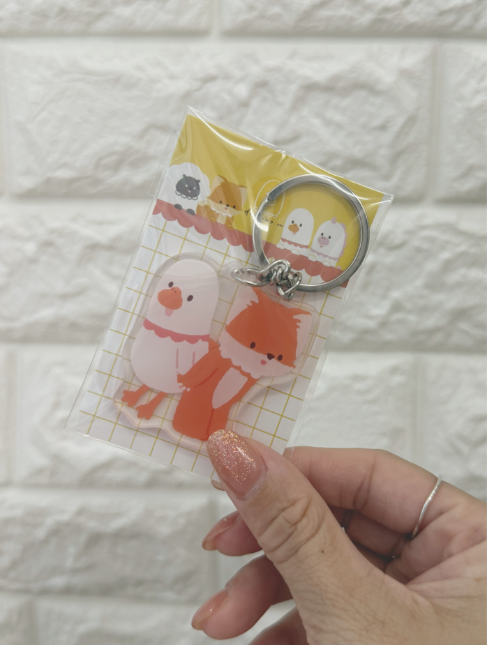 鵝和狸A (Keychain)