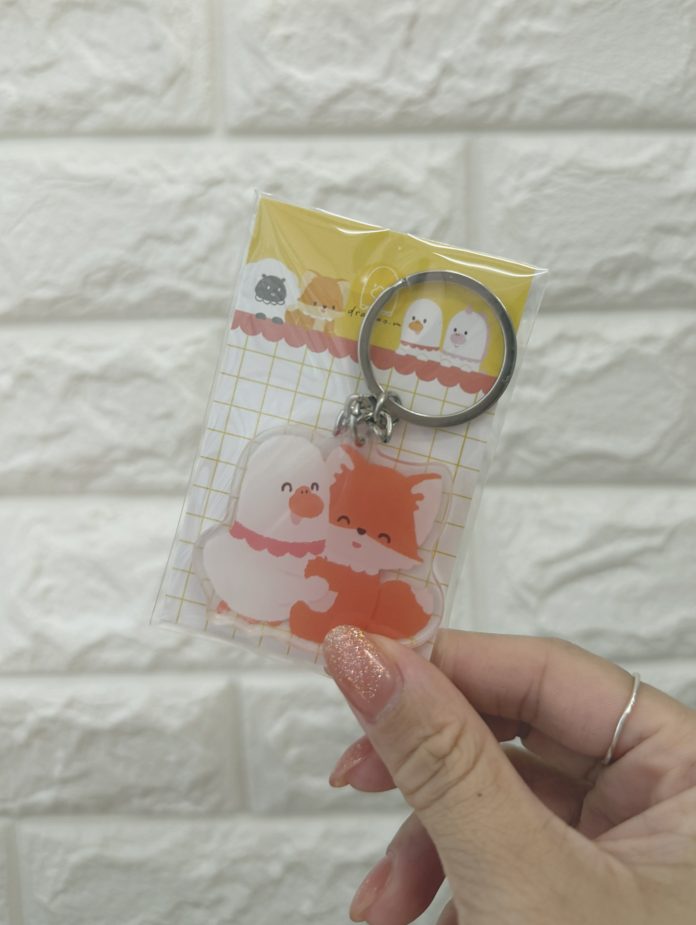 鵝和狸B (Keychain)
