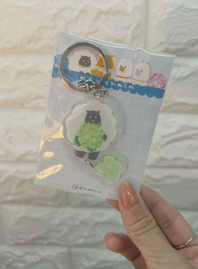 繡球花 咩寶 (Keychain)
