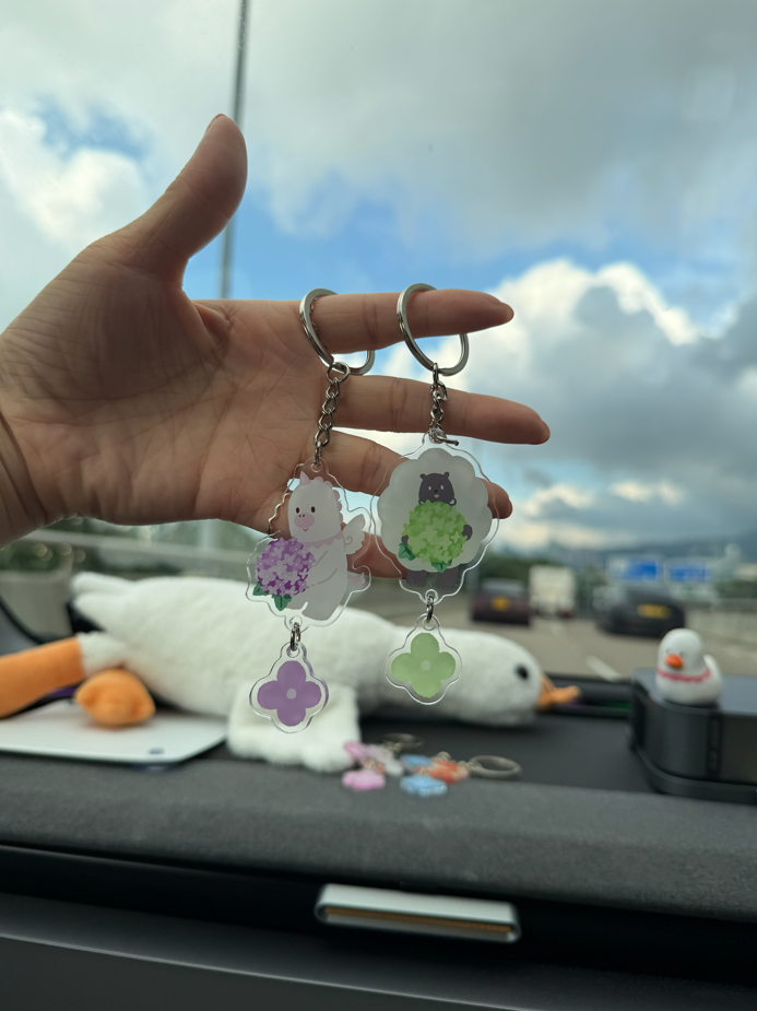 繡球花 夢寶 (Keychain)