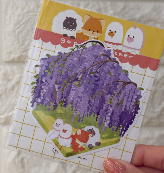 紫藤花花園 (Sticker)