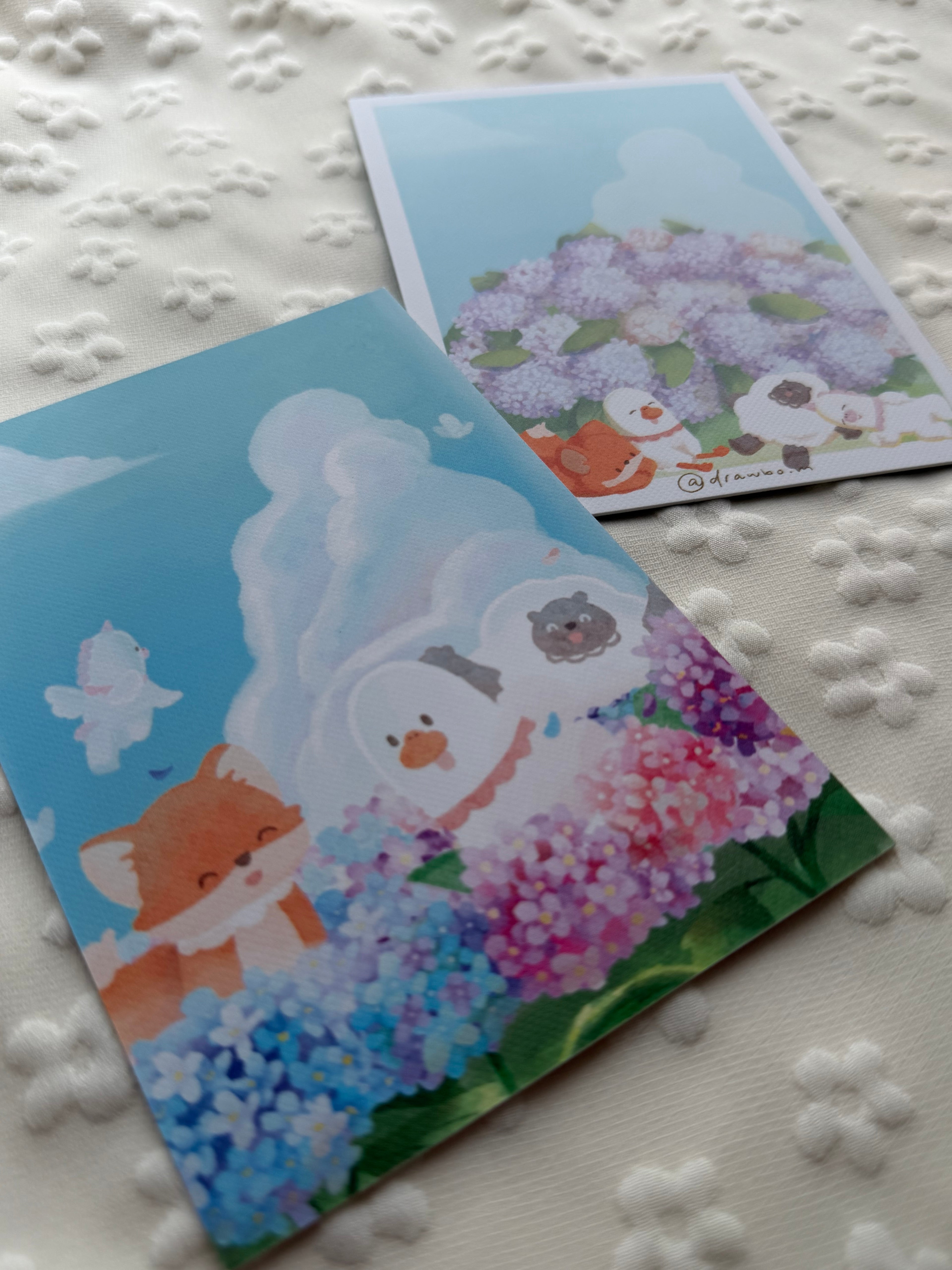 繡球花 (Postcard)